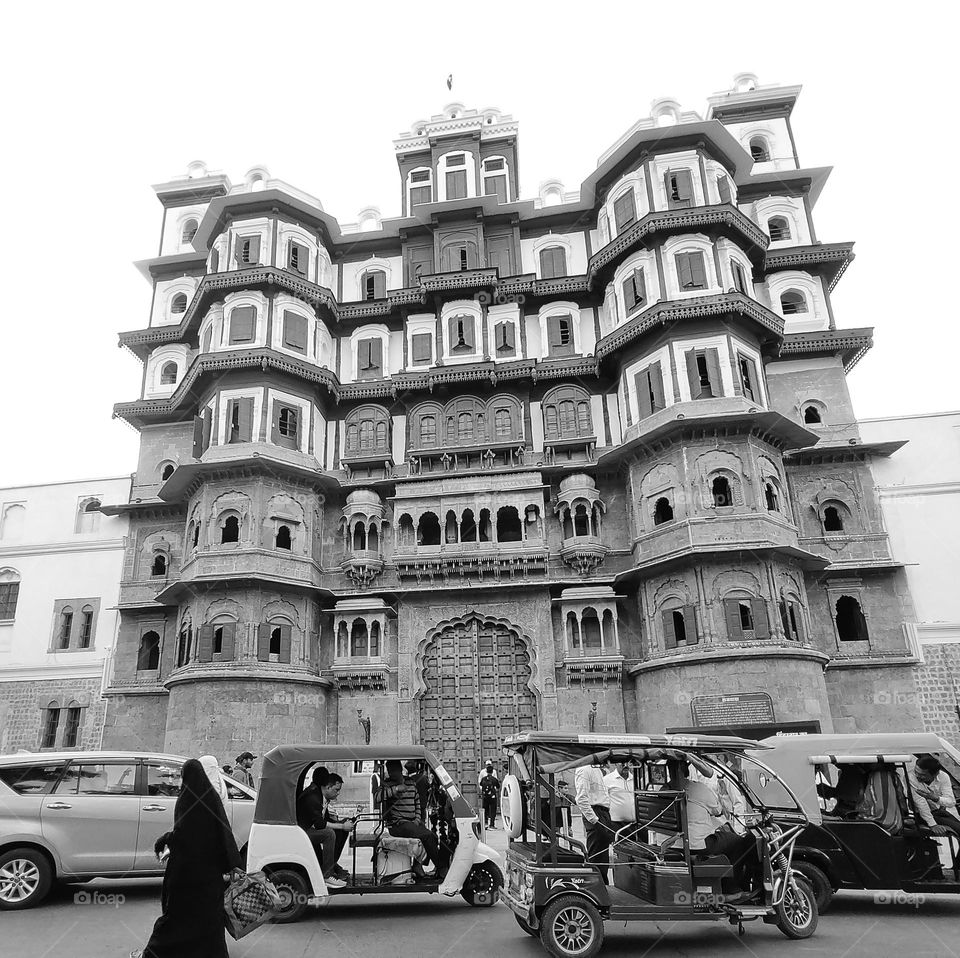 Rajwada Palace located in Madhya Pradesh,India