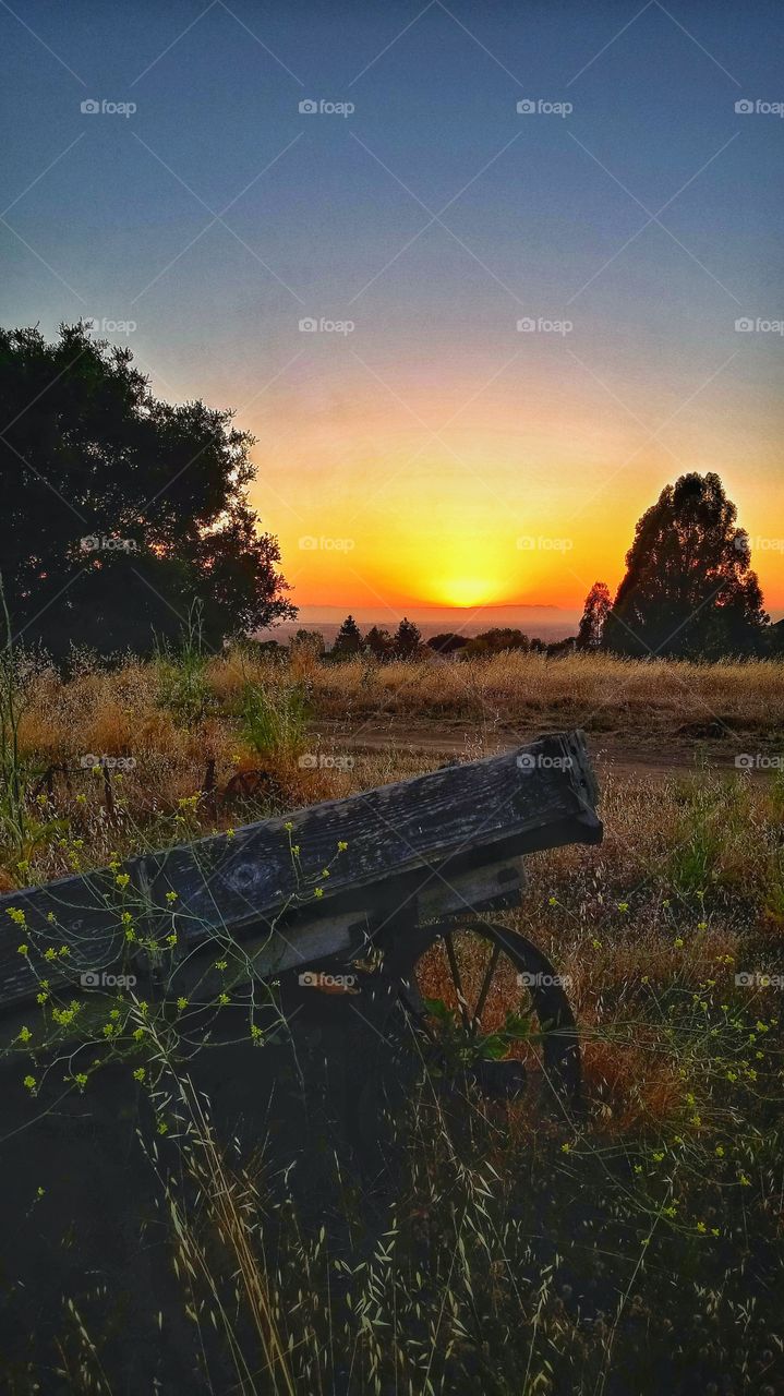 Sunset on the Prairie ... Union City Ca