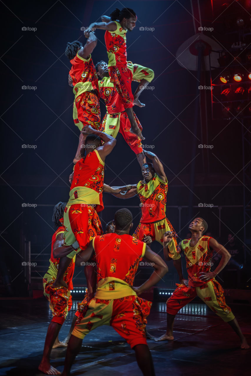 Cirque Africa Acrobatic, powerful circus performance and entertainment 