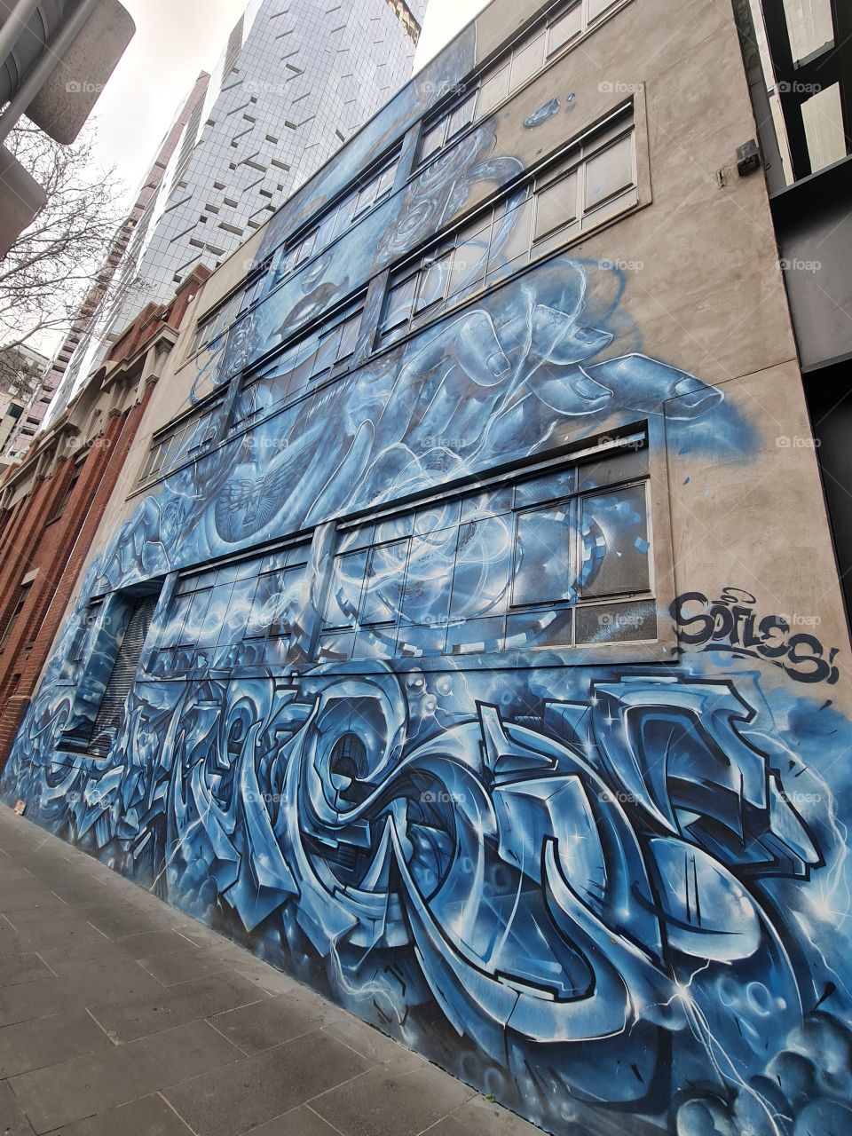 Melbourne CBD Building Artwork