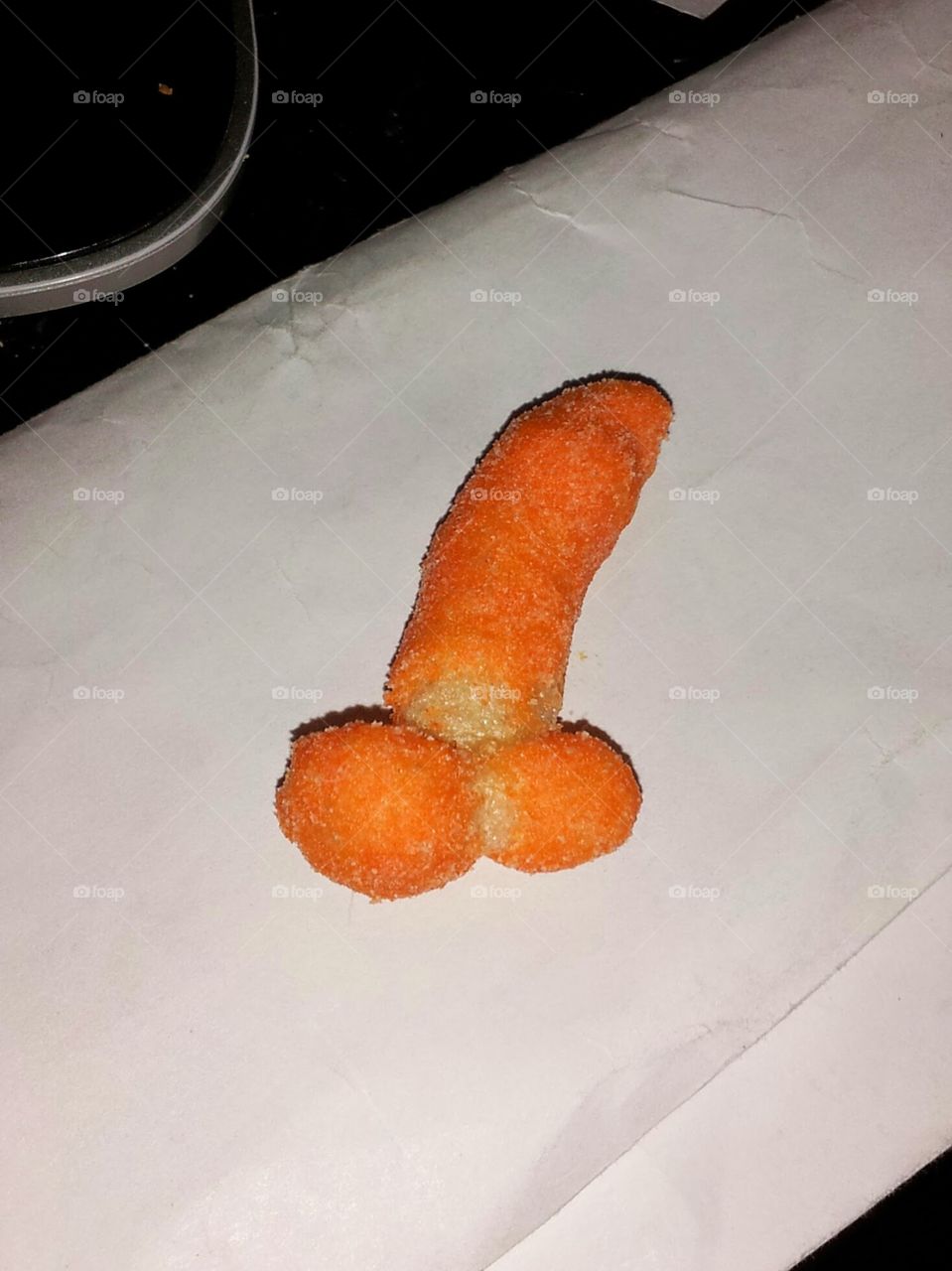 Cheesy  Poof Came right out of the bag unique shape