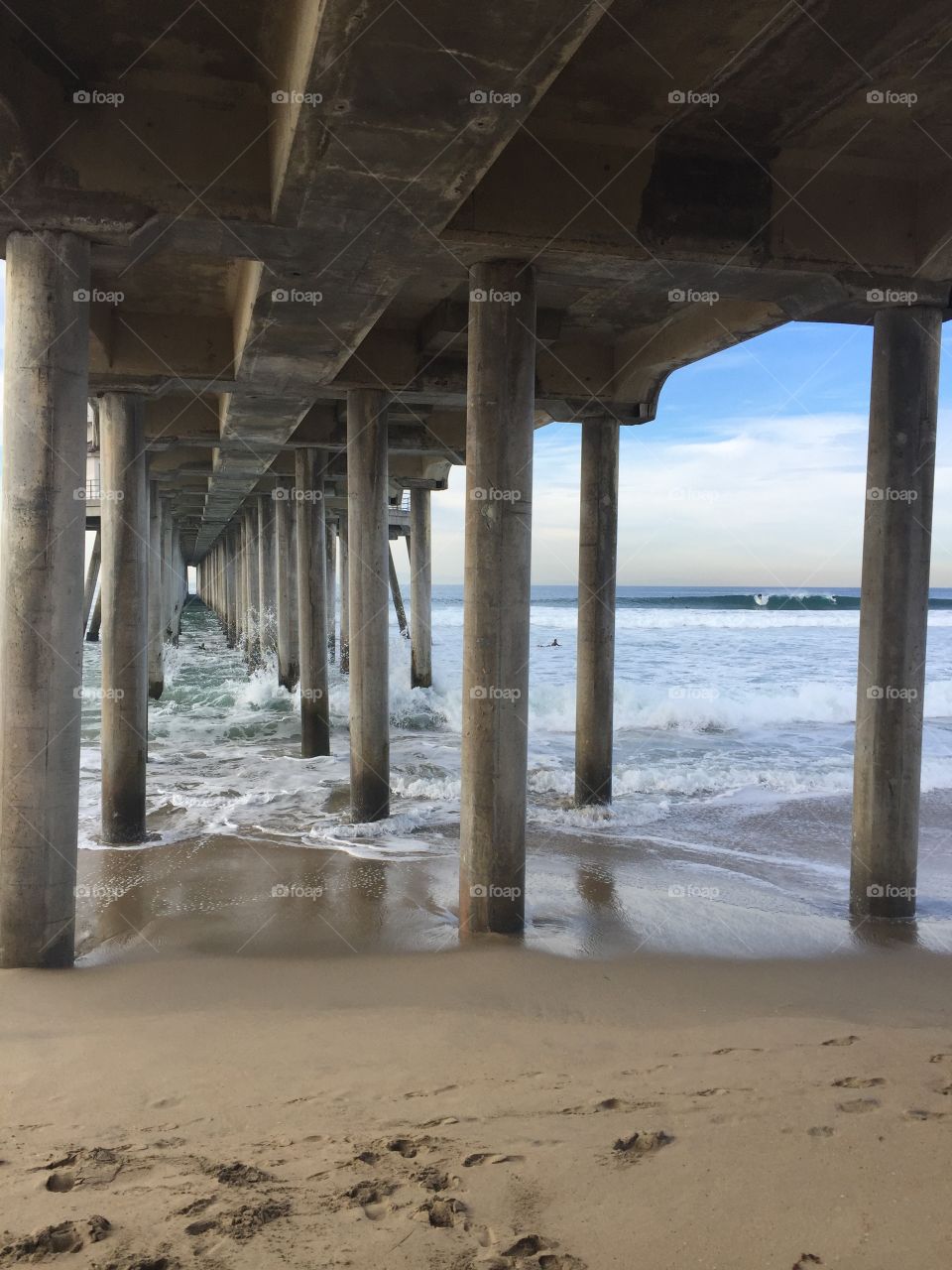 Morning at the pier