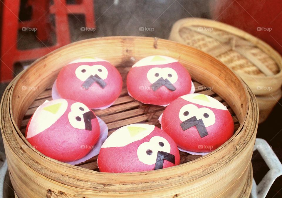 Bakpao Character! Too cute to eat :(