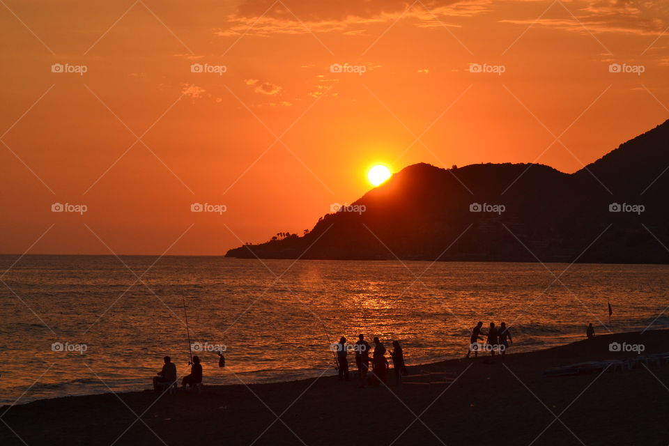 People on the beach