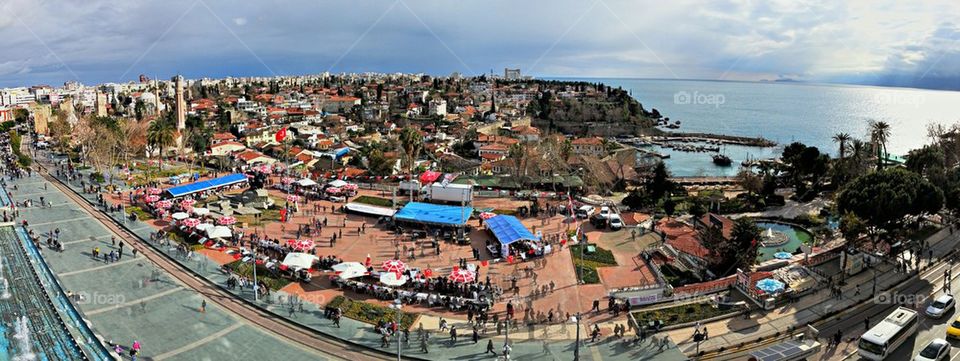 Inside of the Castle of Antalya