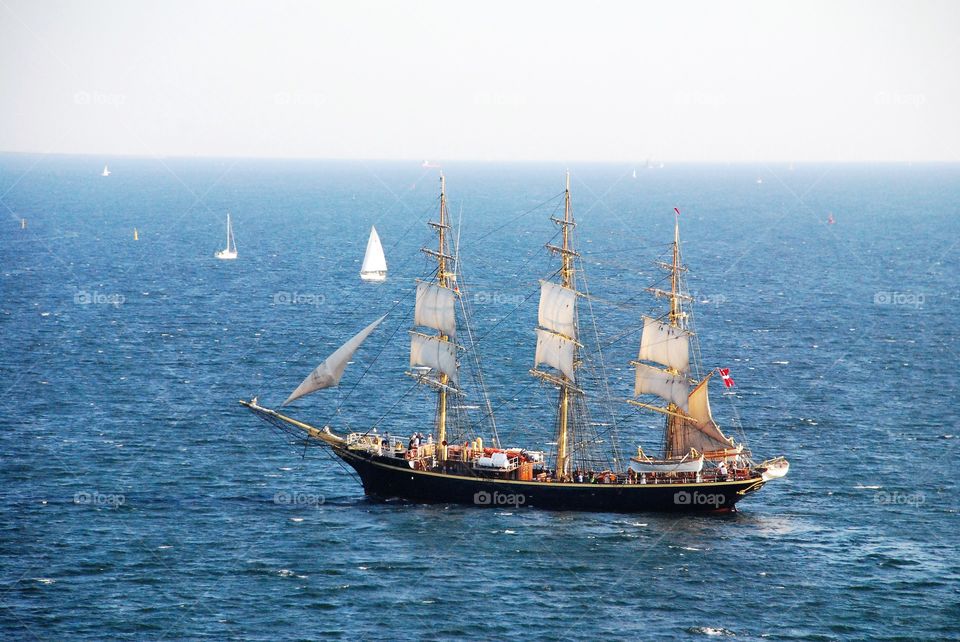 Sailing near Copenhagen Denmark