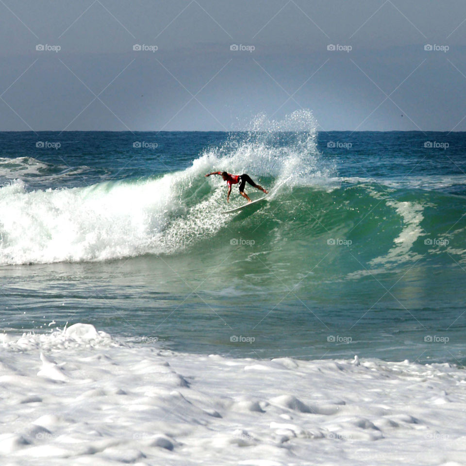 Surfing in of the best spots in the West coast of France
