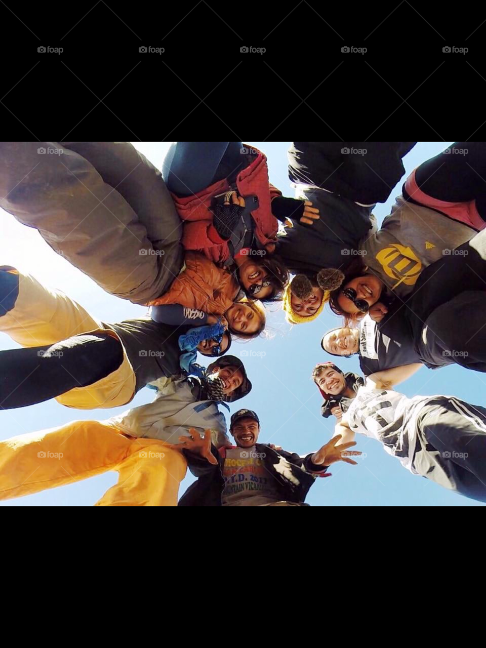 Happy people. Taken on the summit of Mt. Kanlaon 2,435 meters above sea level! 