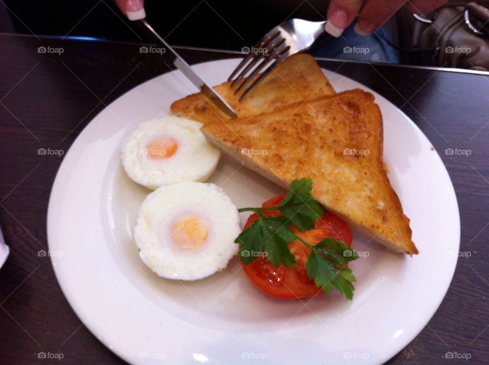 food toast eat breakfast by splicanka