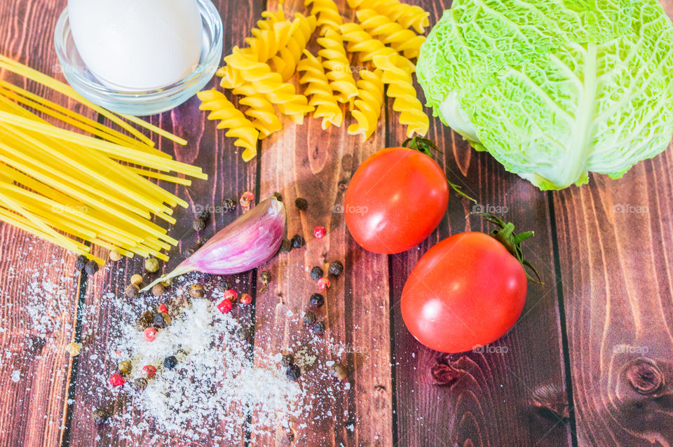 Preparation of pasta food