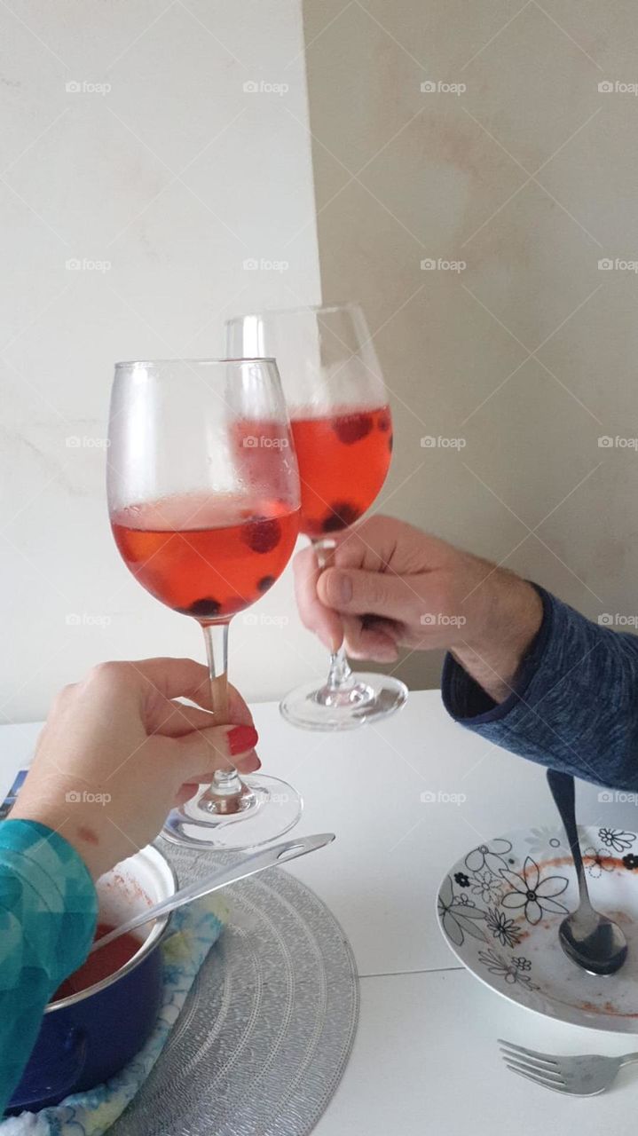 Red aperitif 