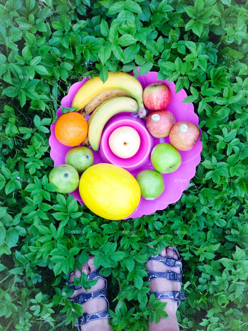 large fruit plate