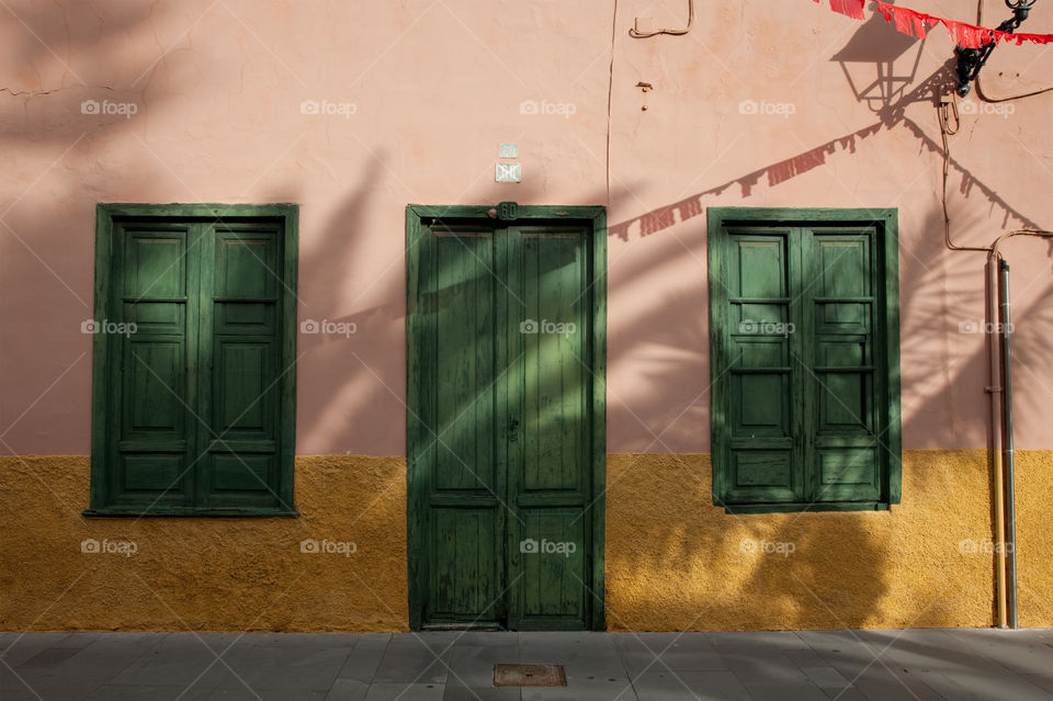 Window in tenerife. Window in tenerife