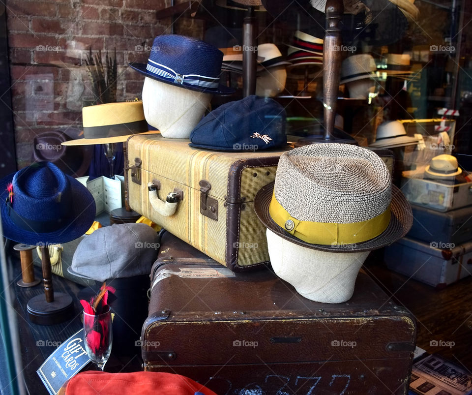 Display of hats