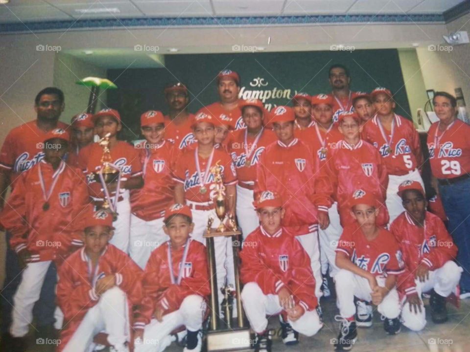 1999 American Amateur Congres Baseball World Champion 9-10 Puerto Rico