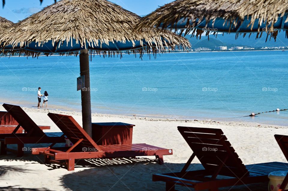 Summer beach vibes at island 