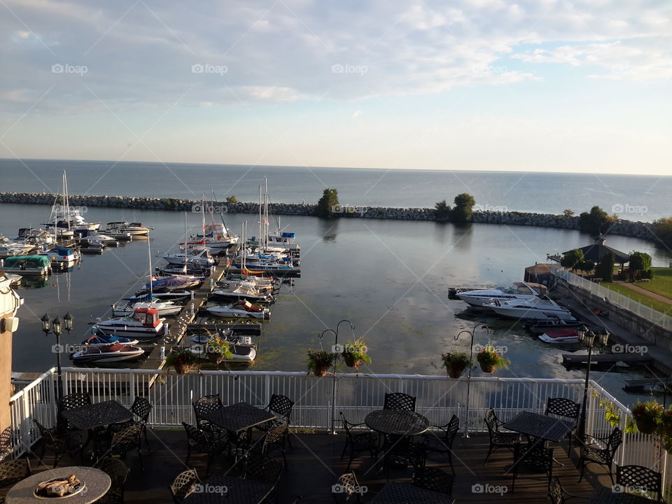 Marina, lake Ontario, boats, water, harbour