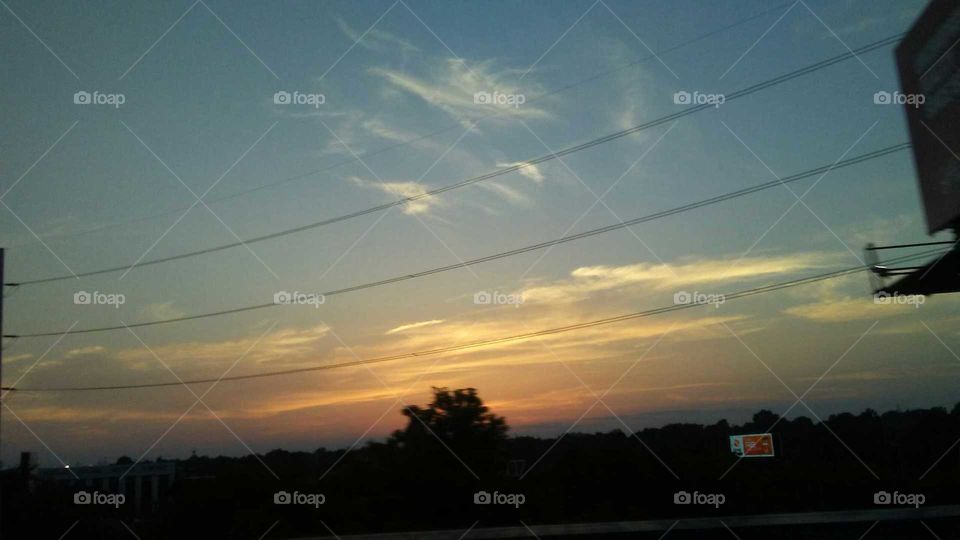 Sky over Harrisburg,  Pa