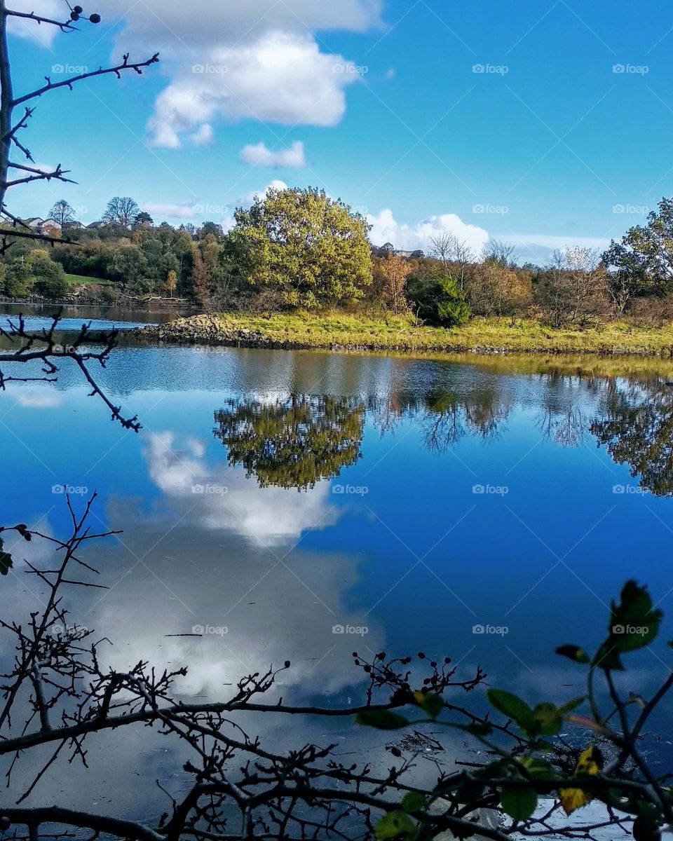 Reflection on River Clyde