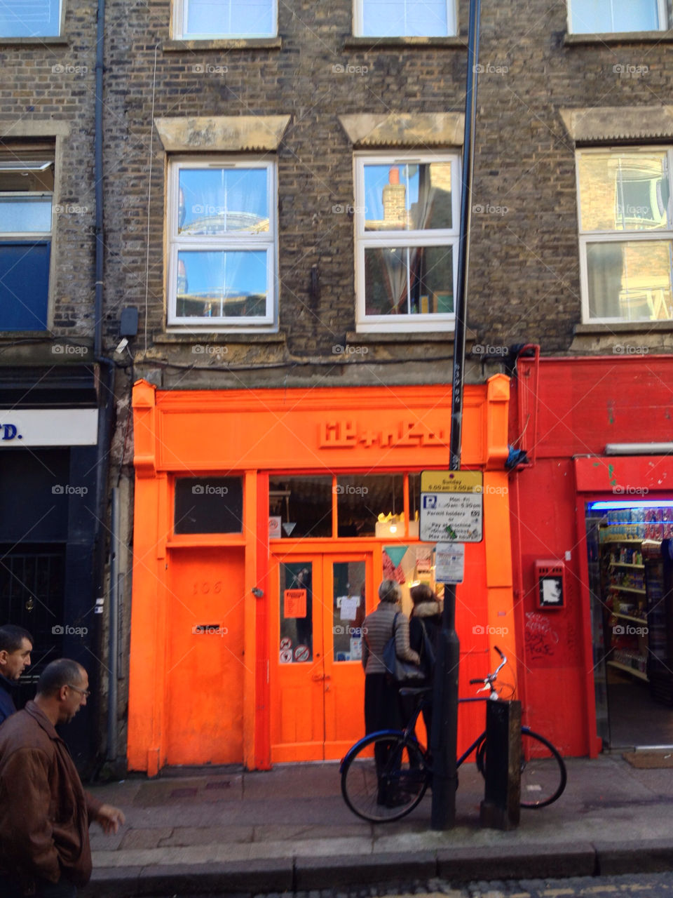 london market brick lane orange by alexchappel