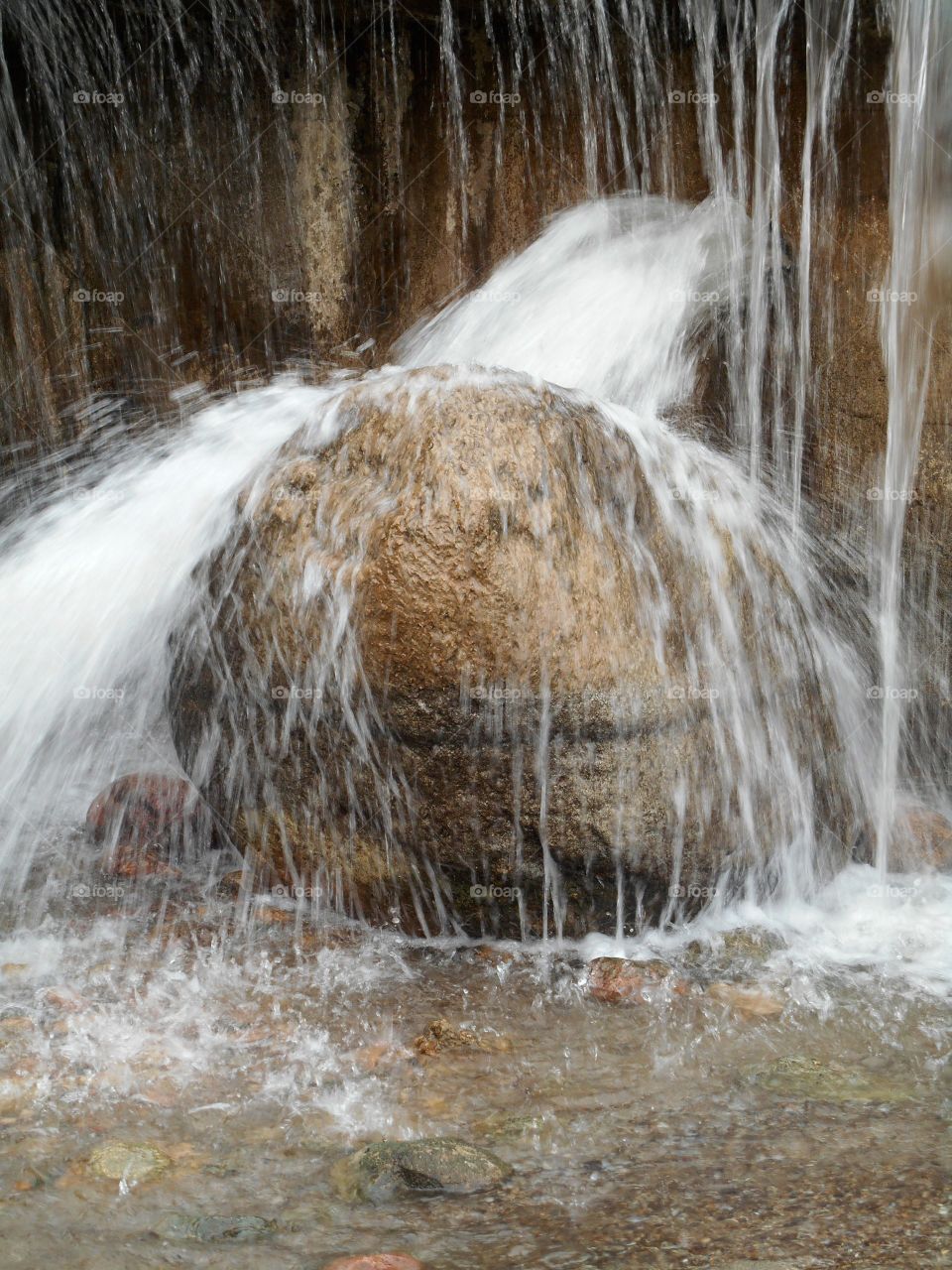 stone waterfall