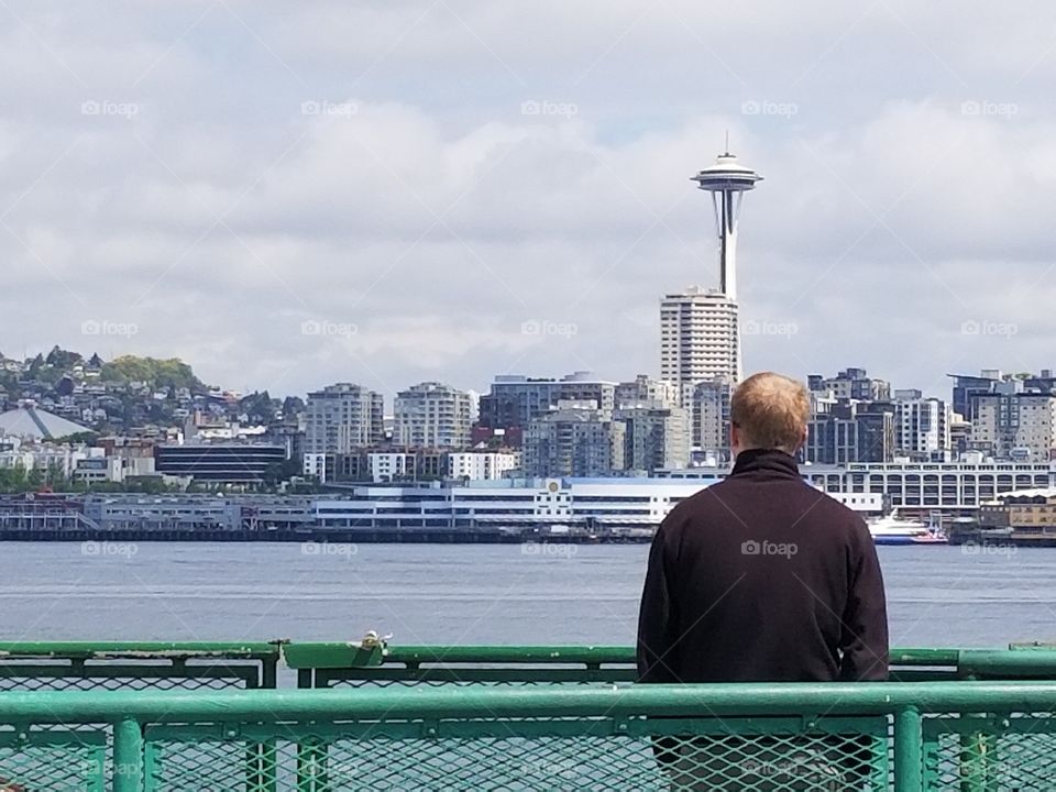 View of Seattle from Ferry