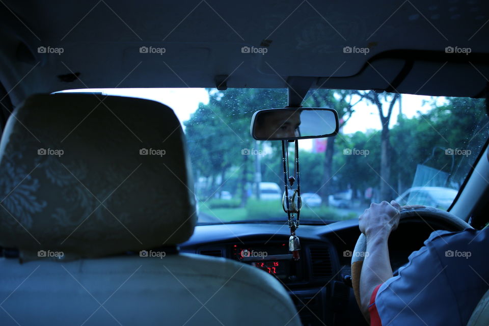 Thai taxi driver