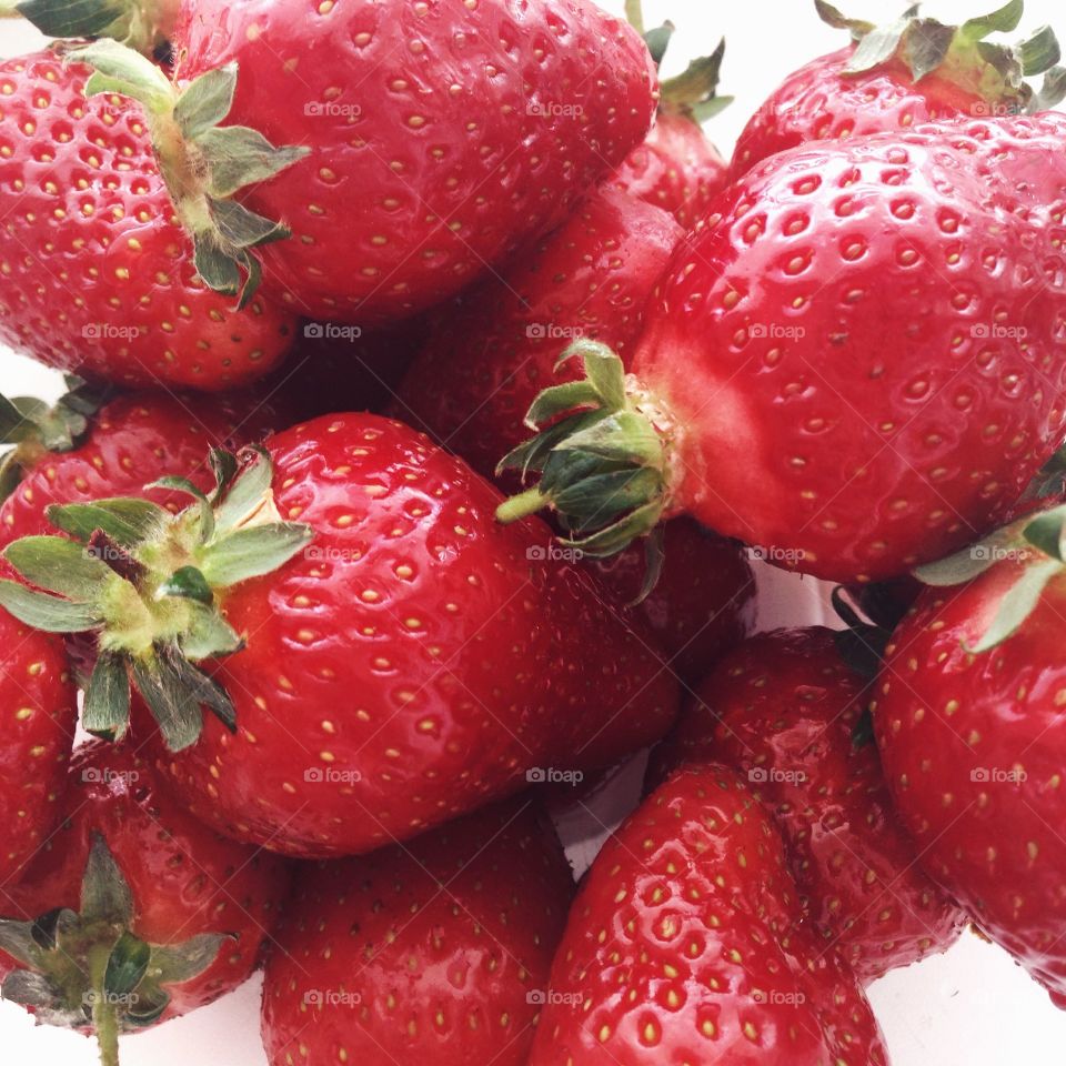 Close up of strawberries 