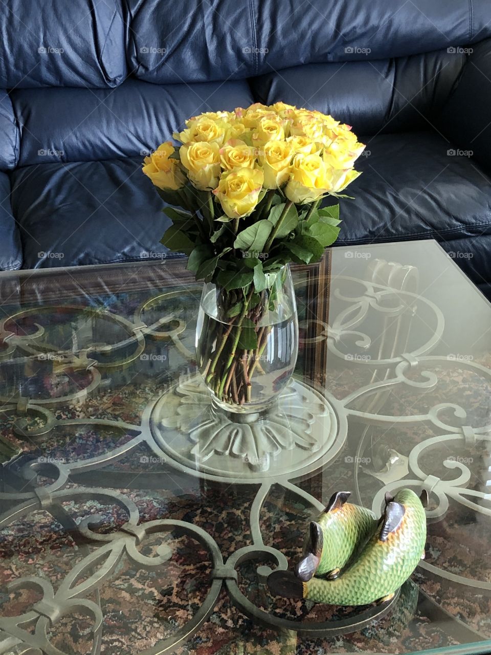 Bouquet of yellow roses
