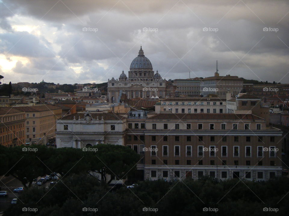 dusk in Rome