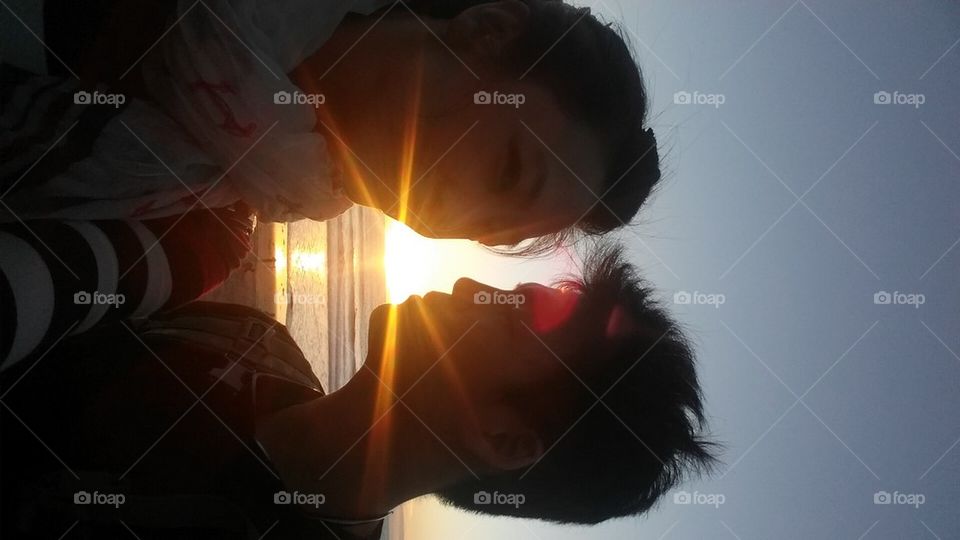 Lovers with the sun