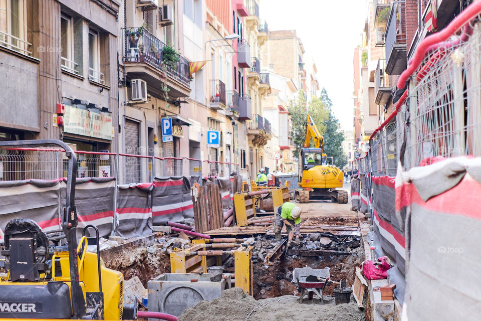 Street construction 