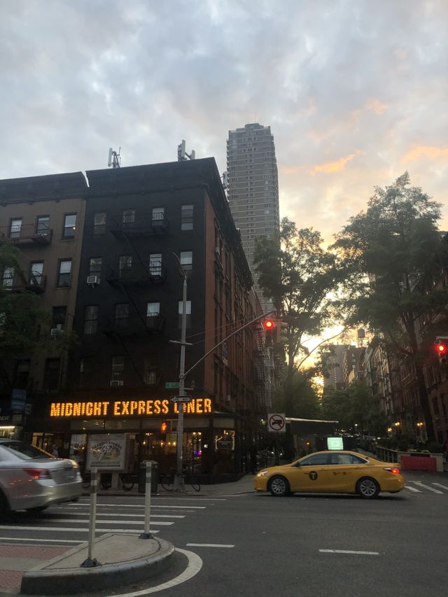 New York at dusk