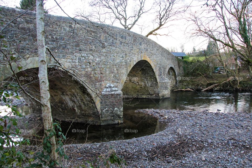 Crossing the River Exe and the county border Devon to Somerset