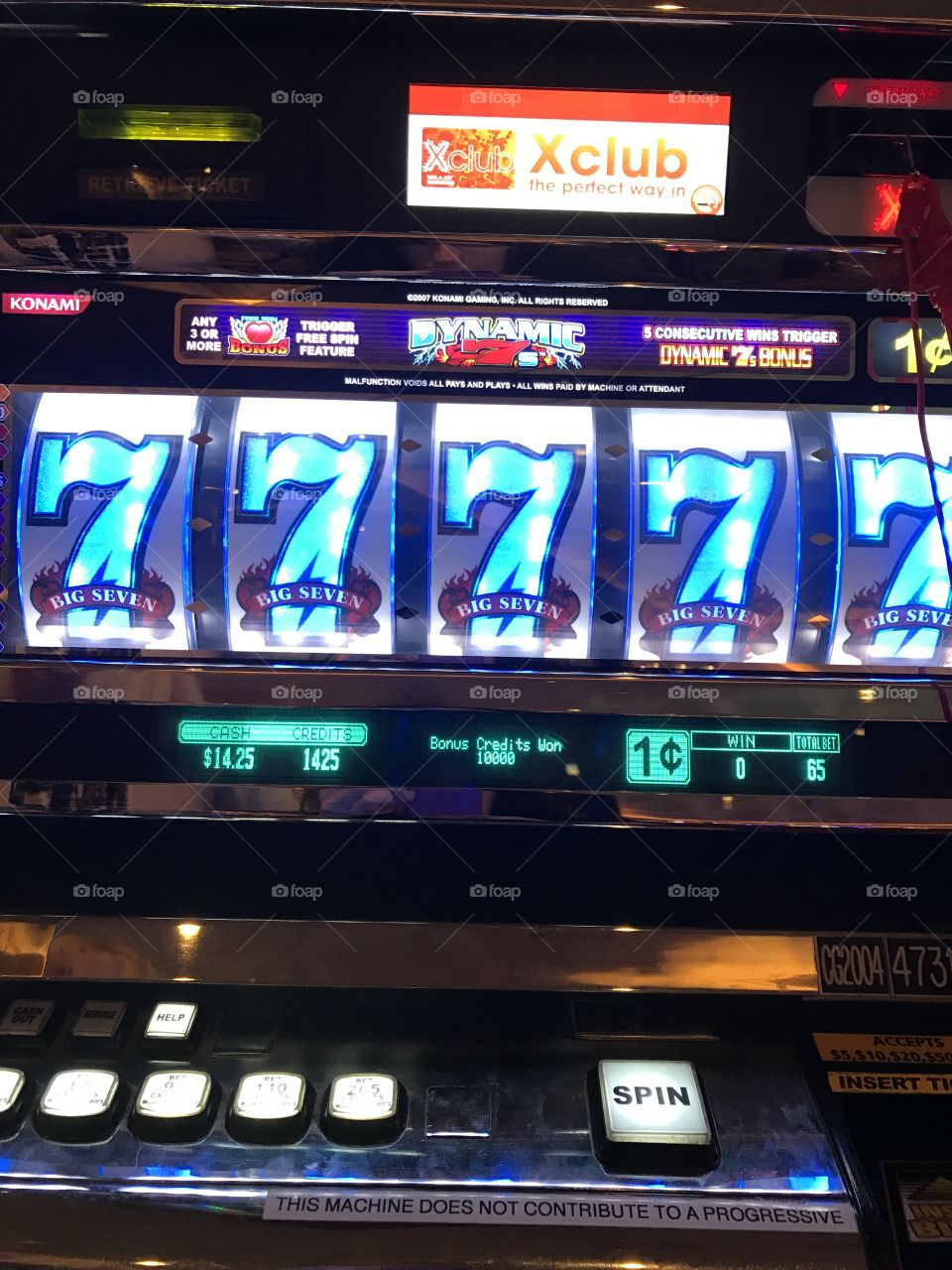Got all 7’s.  Jackpot