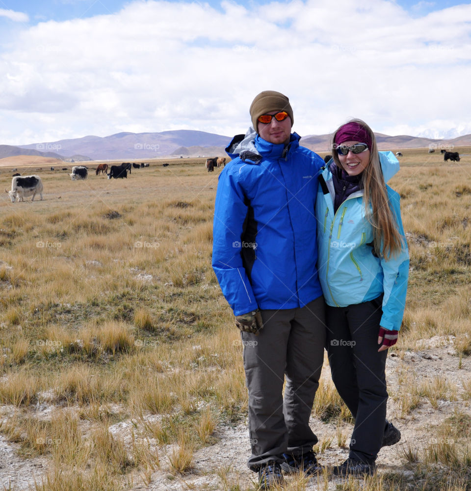 couple in Tibet