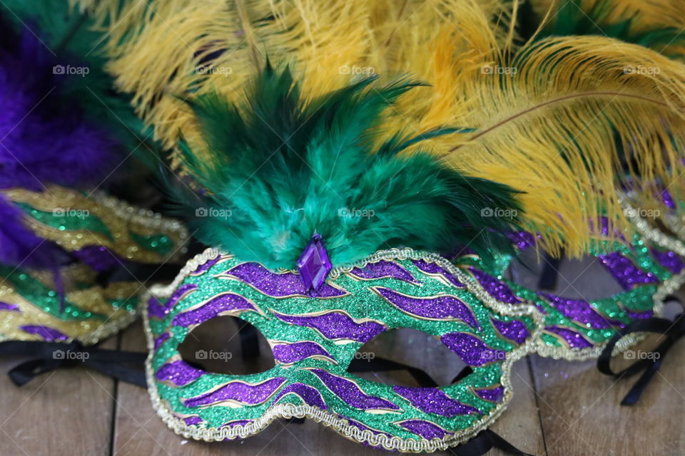 Mandi Gras Mask 