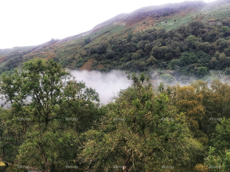 Mist coming coming in