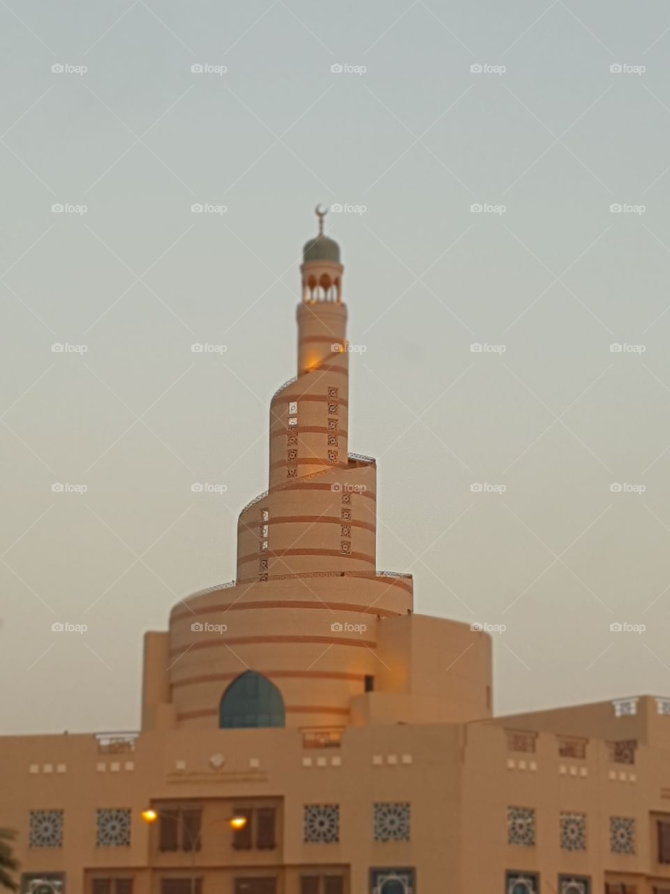 Beautiful Mosque at Doha