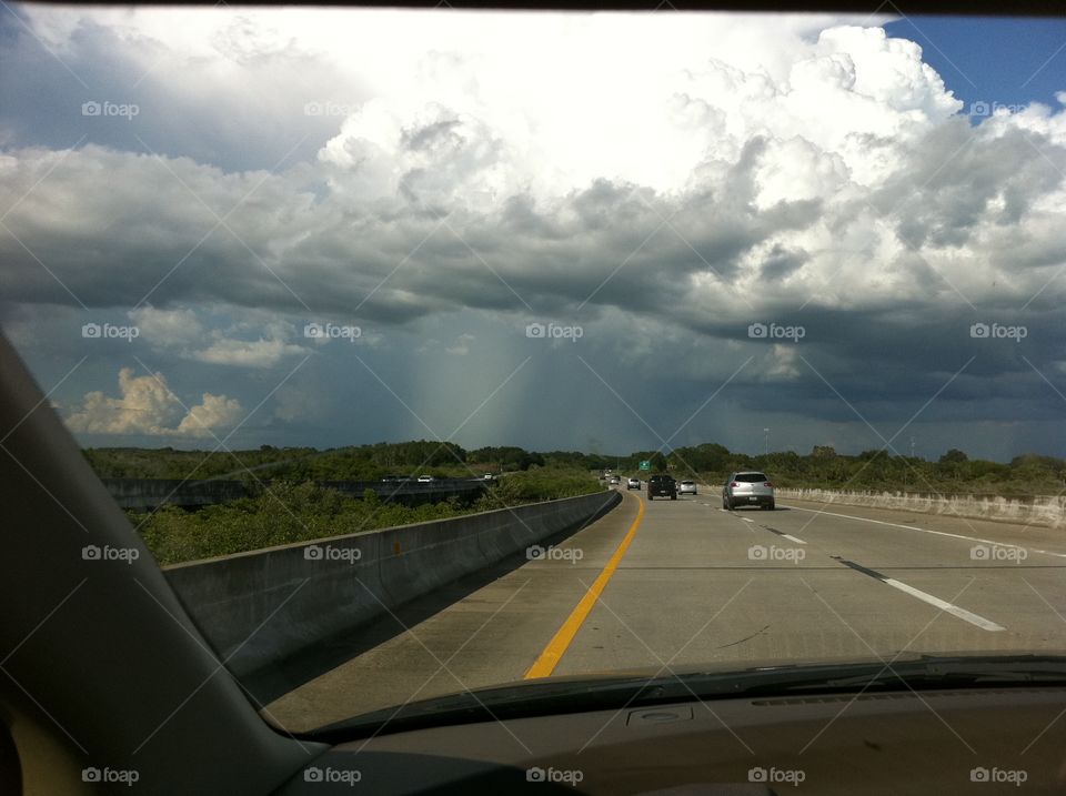 Road, Asphalt, Transportation System, Storm, Highway