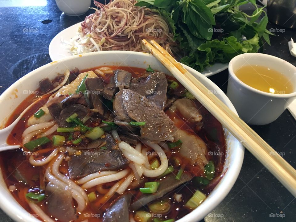 Bun Bo Hue - Vietnamese Spicy Beef Noodle Stew