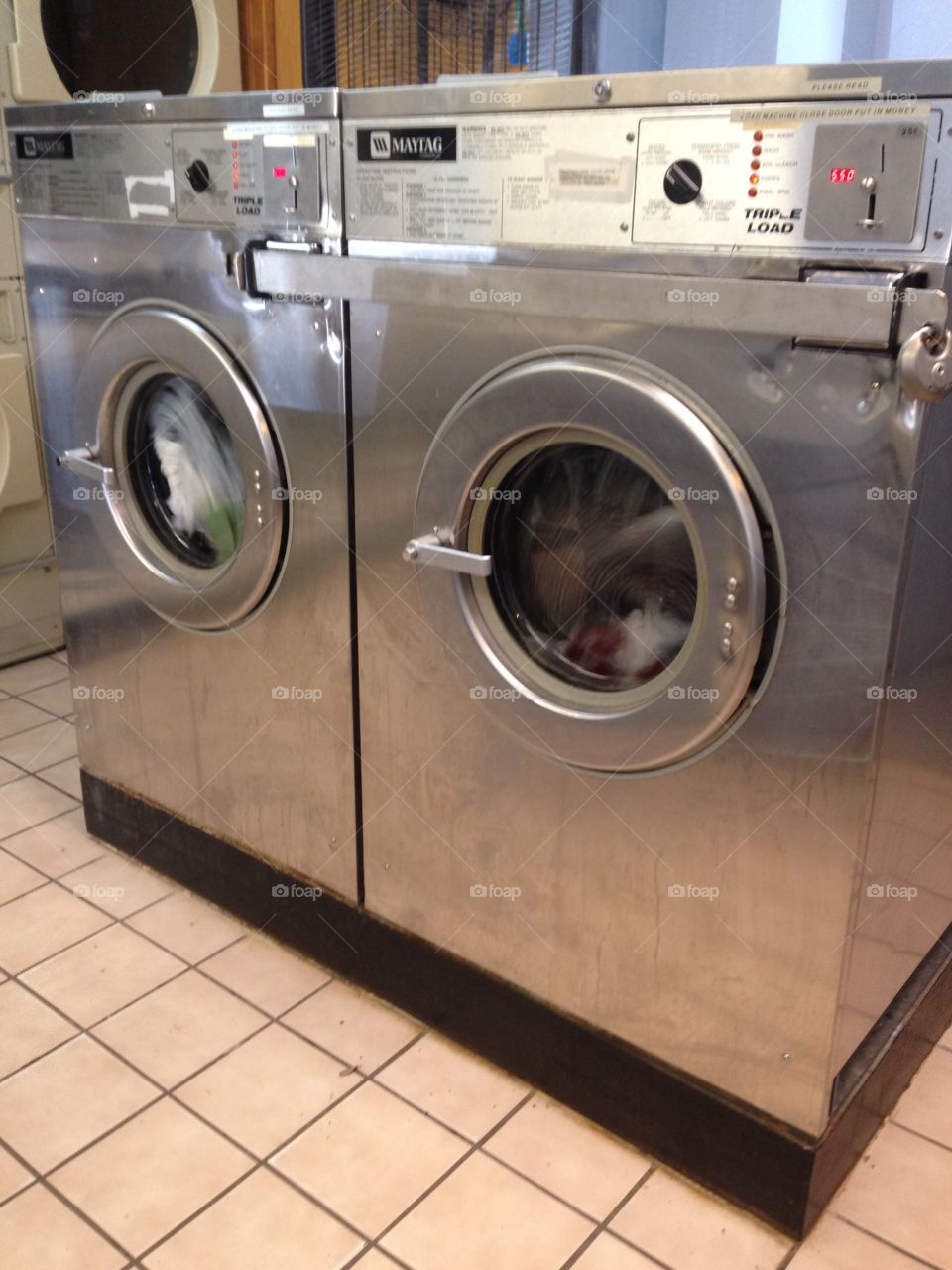 Washing laundry