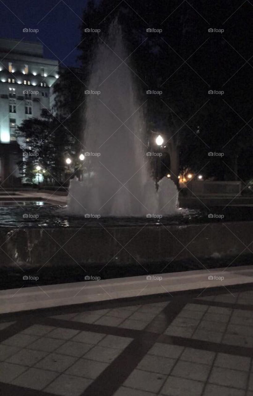 Gorgeous Fountain in The Busy City of Lights