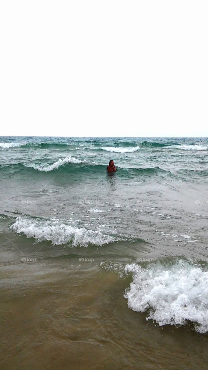 Fun in the waves