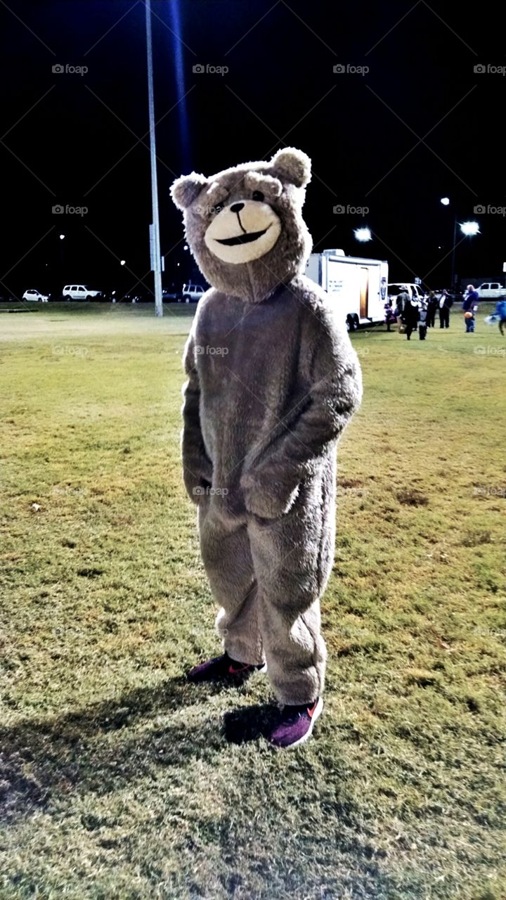 Ted Bear Costume In The Park