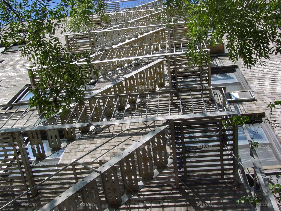 Metal stairs 