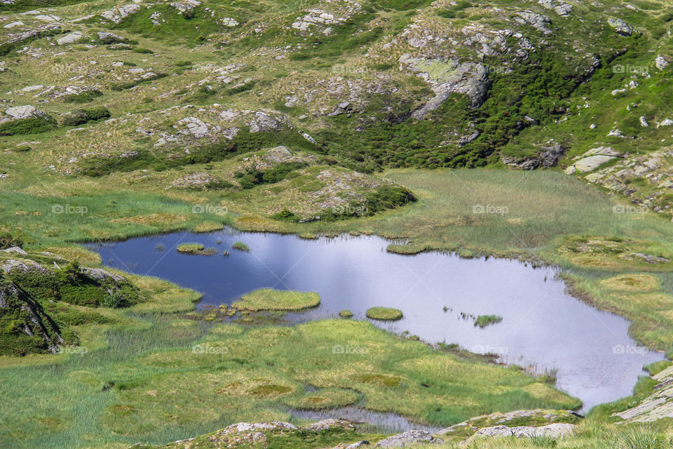 miroir lake in french alps