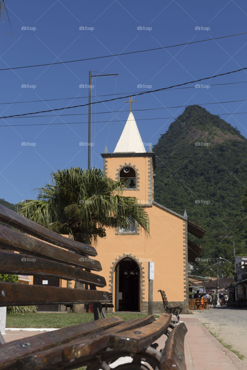 Chuch in Ilha Grande.