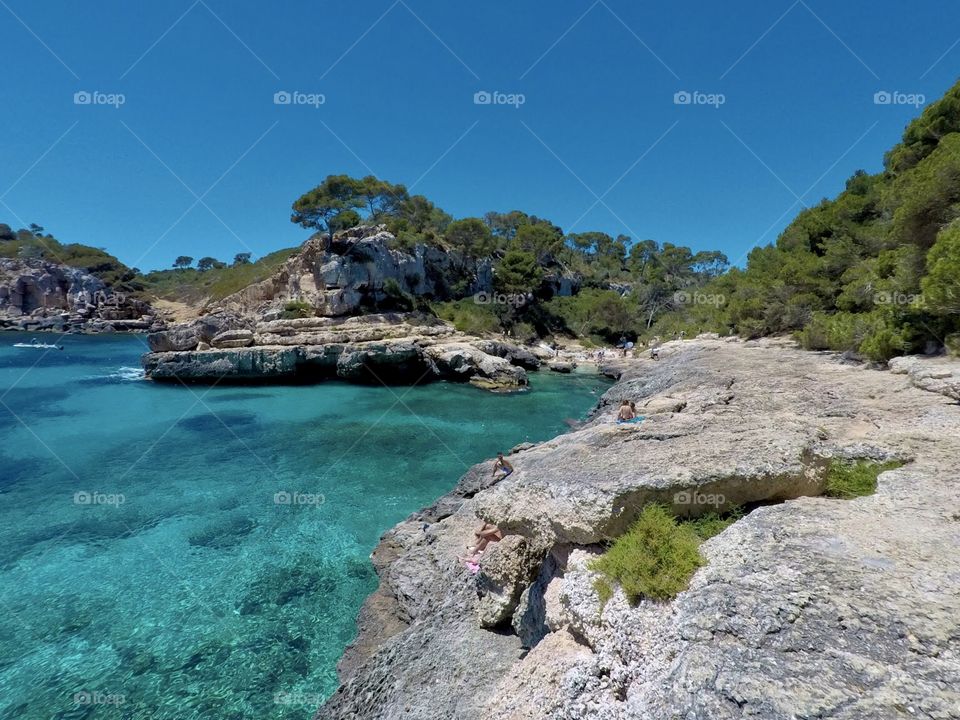 beautiful spanish beach