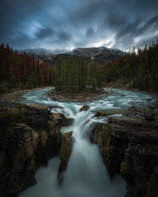 natural sky water mountain view